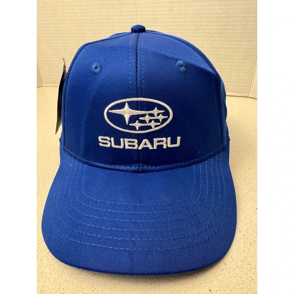 Subaru Hat Baseball Cap Logo Embroidered Blue Auto‎ Racing Fan Gift